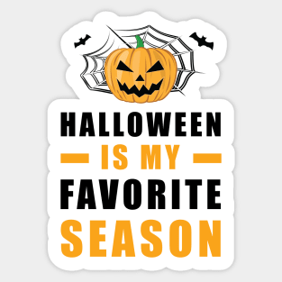 Halloween Is My Favorite Season Sticker